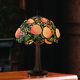 12 Peach Tiffany Style Stained Glass Desk Table Lamp Light Bedside Room Dl26453