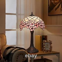 12 inches Stained Glass Table Lamp Cherry Blossom tiffany style Bedside for D