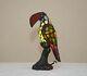 12h Stained Glass Handcrafted Toucan Bird Night Light Table Desk Lamp