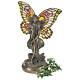 15 Fairy Sculpture Tiffany Style Stained Glass Illuminated Table Lamp