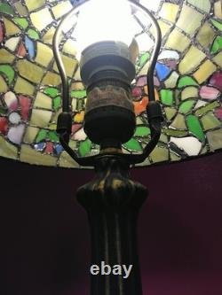16 Inch Tiffany Style Floral Stained Glass Desk Lamp