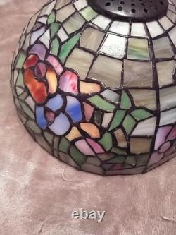 16 Inch Tiffany Style Floral Stained Glass Desk Lamp