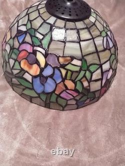 16 Inch Tiffany Style Floral Stained Glass Desk Lamp