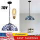 16 Tiffany Style Hanging Pendant Lamp Stained Glass Baroque Style Ceiling Light