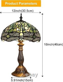 18 Lamp Tiffany Victorian Style Table Stained Glass Vintage Retro Lamps Bedside