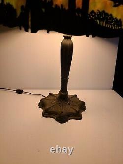 1912 Royal Artglass Stained Glass Lamp