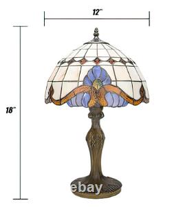 2023 New Home Decor Tiffany Style Stained Glass Table Lamp Antique Shade, Light