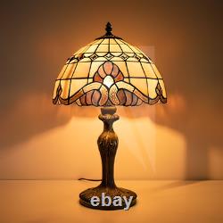 2023 New Home Decor Tiffany Style Stained Glass Table Lamp Antique Shade, Light