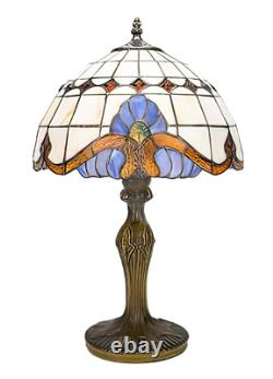 2023 New Home Decor Tiffany Style Stained Glass Table Lamp Antique Shade, Light
