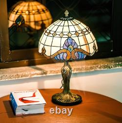 2023 New Home Decor Tiffany Style Stained Glass Table Lamp Antique Shade, Light