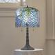 22.25h Wisteria Tiffany-style Stained Glass Table Lamp