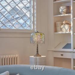 22.25H Wisteria Tiffany-Style Stained Glass Table Lamp