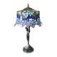 22 Antique Vintage Style Stained Glass Wisteria Floral Table Lamp