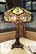 23 Tiffany Style Victorian Stained Glass Double Lit Table Accent Reading Lamp