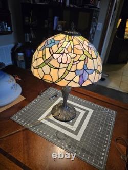 24 Vintage Tiffany Style Stained Glass Table Lamp