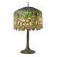 31.75 Cherry Blossoms Stained Glass Table Lamp