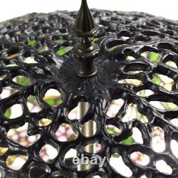 31.75 Cherry Blossoms Stained Glass Table Lamp