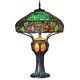 34 H Stained Glass Hampstead Table Lamp With Turtleback And Mosaic Base