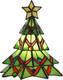 A0001 Tiffany Style Stained Glass Accent Table Lamp For Home Decor, Christmas Tab