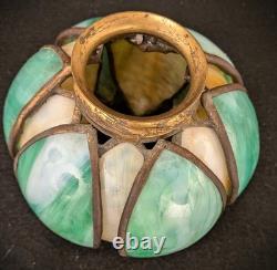 Antique Arts & Crafts Mission Handel Era Pond Lily Art Glass Shade