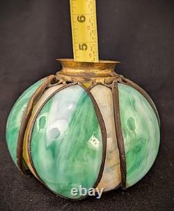 Antique Arts & Crafts Mission Handel Era Pond Lily Art Glass Shade