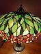 Antique Handel Leaded Stained Glass Lamp C. 1905