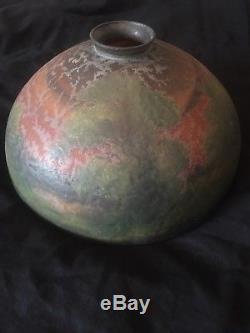 Antique Handel Painted Lamp Shade, Leaded, Slag, Stained Glass, Arts Crafts Lamp Era