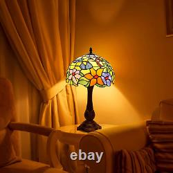 Antique Lamp Stained Glass Table Lamp Style Bird Bedside Lamp Reading De