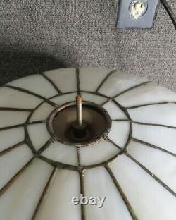 Antique Leaded glass Lamp Mission style