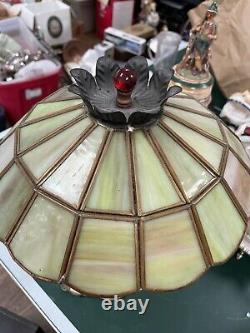 Antique Stained Glass Lamp