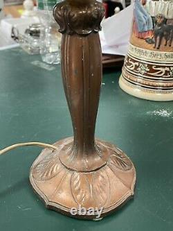 Antique Stained Glass Lamp