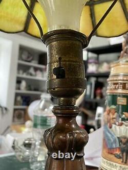 Antique Stained Glass Lamp