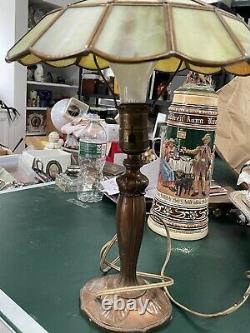 Antique Stained Glass Lamp