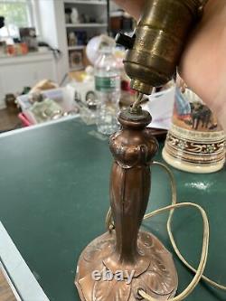 Antique Stained Glass Lamp