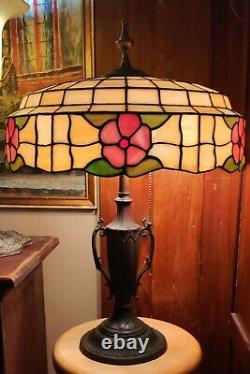 Antique Tiffany LAMB brothers & Greene Stained Glass LAMP