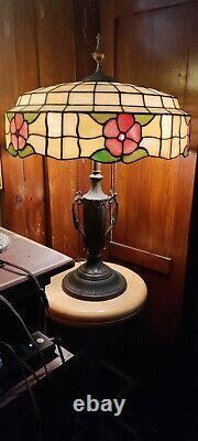 Antique Tiffany LAMB brothers & Greene Stained Glass LAMP