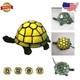 Antique Tortoise Tiffany Style Stained Glass Table Lamp Elegant Night Light
