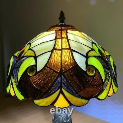 Antique design Handcrafted Tiffany Table Lamp Home Decor Stained Glass Shade UK