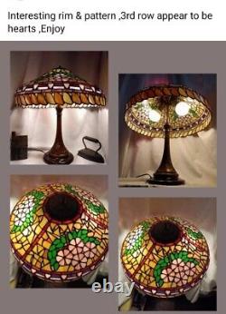 Antique lamp, Stained Glass in the Tiffany Studio Style Tradition