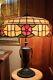 Antique Stained Glass Lamp Lamb Brothers, Chicago Mosaic, Tiffany, Handel