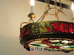 Art Deco Stained Glass Chandeliers Vintage Brass Chandeliers Stained Glass Lamp