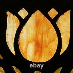 Arts & Crafts Art Nouveau Handel Whaley Tiffany Stained Glass Lamp Shade Tulips