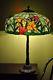 Arts&crafts, Art Nouveau Williamson, Whaley, Handel Leaded Stained Slag Glass Lamp