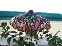 Arts and Crafts, Art Nouveau, Art Deco LEADED GLASS, STAINED GLASS LAMP SHADE