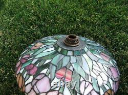 Arts and Crafts, Art Nouveau, Art Deco LEADED GLASS, STAINED GLASS LAMP SHADE