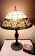Big June Sale! Exc Cond! Beautiful Dale Tiffany Heavy Leaded Stained Glass Lamp