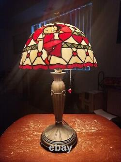 Betty Boop Danbury Mint Stained Glass Table Lamp