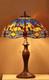 Bieye Dragonfly Tiffany Style Stained Glass Table Lamp 16w X 24h