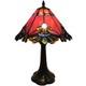 Bieye L10021 Baroque Tiffany Style Stained Glass Table Lamp Night Light