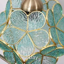 Bieye L10733 Cherry Blossom Tiffany Style Stained Glass Table Lamp with Petal La